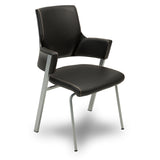 Aos Queue Guest Chair W/plstic Back & Vinyl from Michael Amini - Luna Furniture
