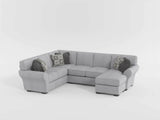 Kieran Gray 2-Piece Reversible Sectional from Homelegance - Luna Furniture