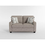 Frances Brown Loveseat from Homelegance - Luna Furniture