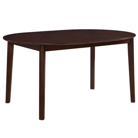 Adrian Espresso 60″ Oval Dining Table from Steve Silver - Luna Furniture