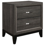 Davi Gray 5-Piece Bedroom Set (Queen Bed, Nightstand, Dresser, Mirror, Chest) from Homelegance - Luna Furniture
