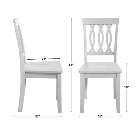Naples 5-Piece Drop-Leaf Dining(Table & 4 Side Chairs) from Steve Silver - Luna Furniture