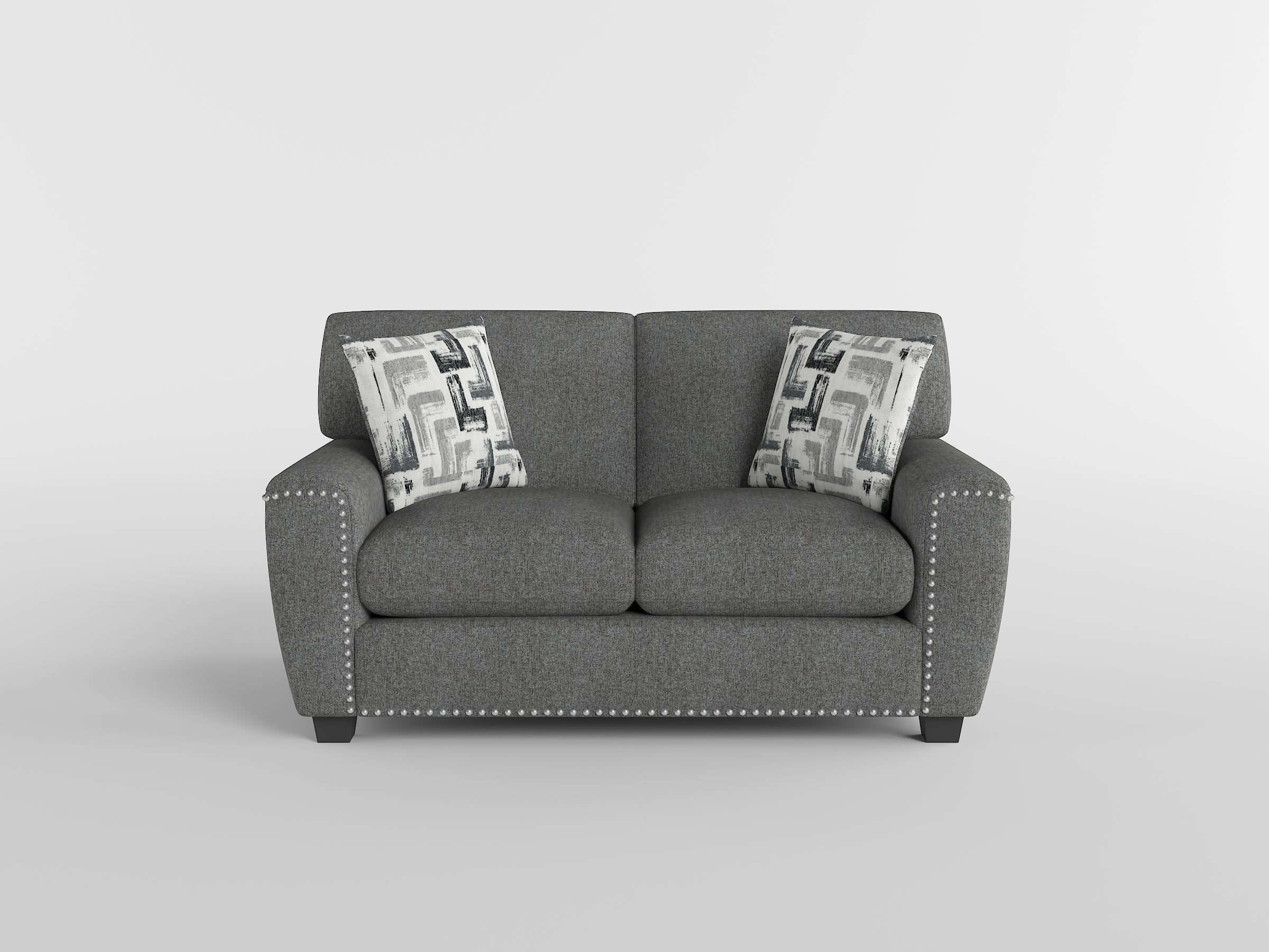 Homelegance Isabel Dark Gray Loveseat – Luna Furniture