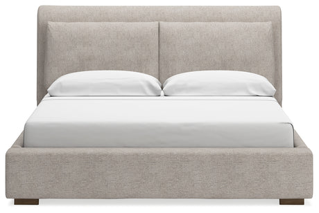 Cabalynn King Upholstered Bed and 2 Nightstands from Ashley Furniture - Luna Furniture