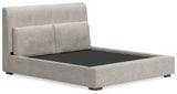 Cabalynn King Upholstered Bed and 2 Nightstands from Ashley - Luna Furniture