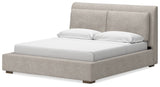 Cabalynn King Upholstered Bed and 2 Nightstands from Ashley - Luna Furniture