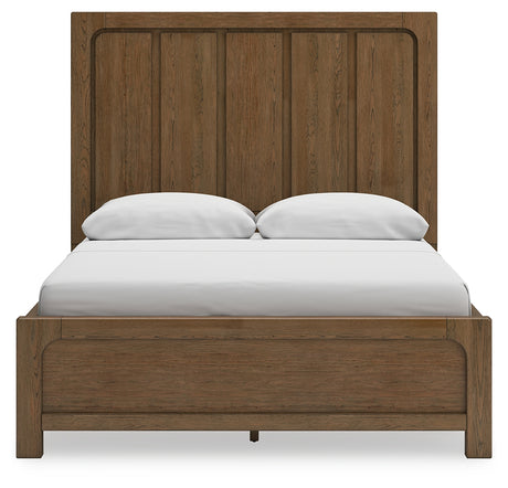 Cabalynn Queen Panel Bed with Dresser in Light Brown from Ashley - Luna Furniture