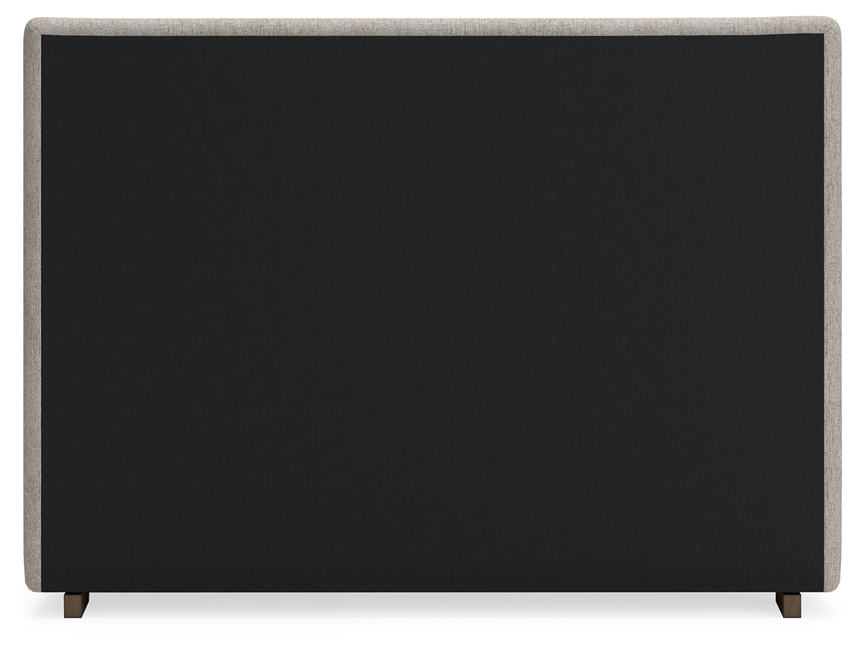 Cabalynn Queen Upholstered Bed with Dresser in Light Brown from Ashley - Luna Furniture