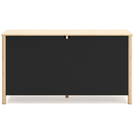 Cabinella Full Panel Headboard with Dresser and Chest in Tan from Ashley - Luna Furniture