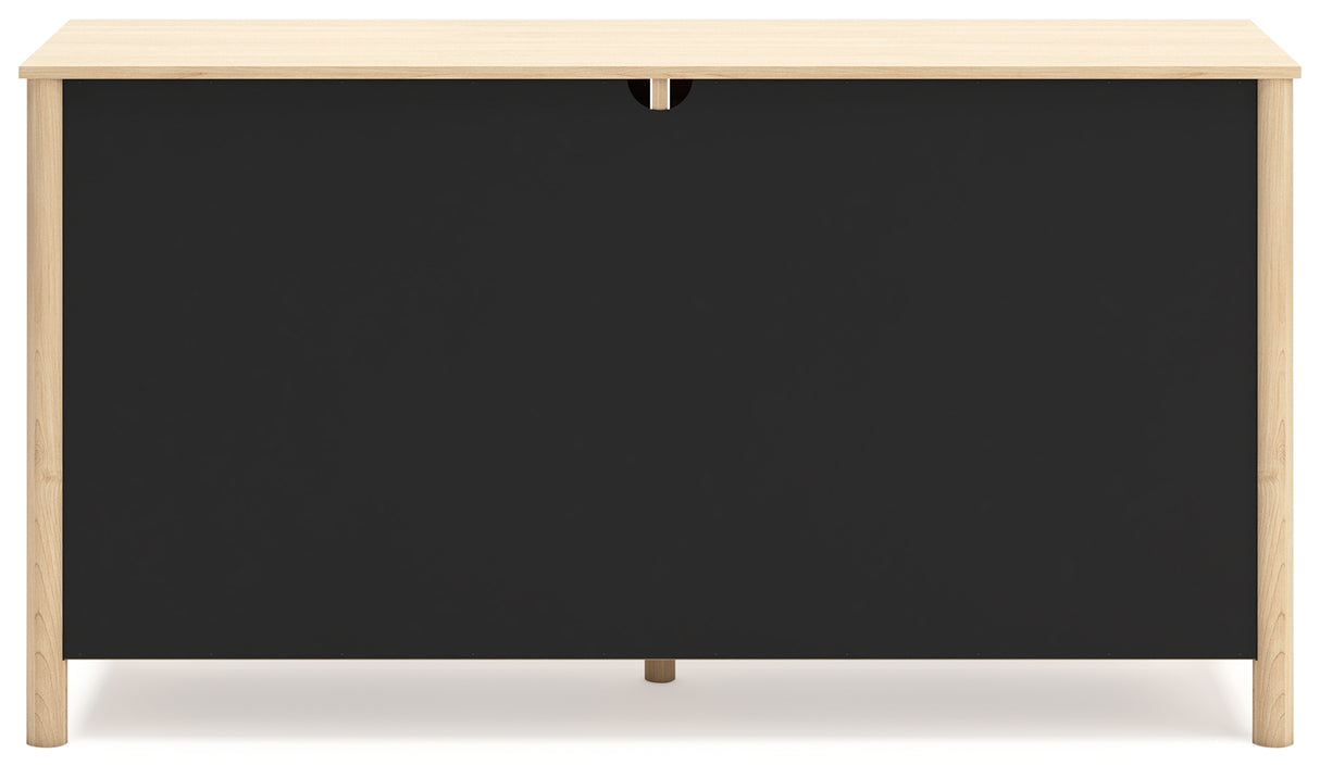 Cabinella Queen Platform Panel Bed with Dresser, Chest and Nightstand in Tan from Ashley - Luna Furniture