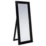 Cadence Black Oak Tempered Glass Full Length Standing Mirror from Coaster - Luna Furniture