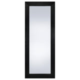 Cadence Black Oak Tempered Glass Full Length Standing Mirror from Coaster - Luna Furniture