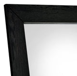 Cadence Black Oak Tempered Glass Full Length Standing Mirror from Coaster - Luna Furniture