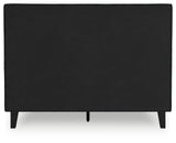 Cadmori Black Full Upholstered Platform Bed from Ashley - Luna Furniture