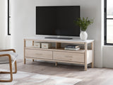 Cadmori Two-tone 71" TV Stand from Ashley - Luna Furniture