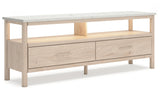 Cadmori Two-tone 71" TV Stand from Ashley - Luna Furniture