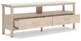 Cadmori Two-tone 71" TV Stand from Ashley - Luna Furniture