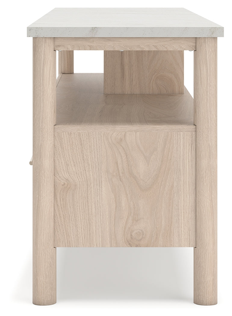 Cadmori Two-tone 71" TV Stand from Ashley - Luna Furniture