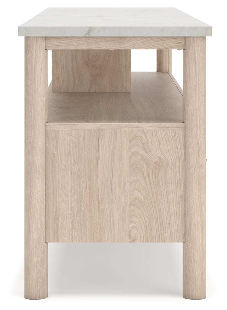 Cadmori Two-tone 71" TV Stand from Ashley - Luna Furniture