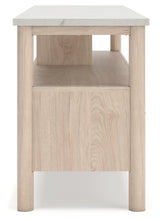 Cadmori Two-tone 71" TV Stand from Ashley - Luna Furniture