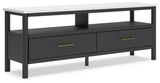 Cadmori Two-tone 71" TV Stand from Ashley - Luna Furniture