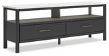Cadmori Two-tone 71" TV Stand from Ashley - Luna Furniture