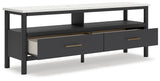 Cadmori Two-tone 71" TV Stand from Ashley - Luna Furniture