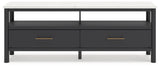 Cadmori Two-tone 71" TV Stand from Ashley - Luna Furniture