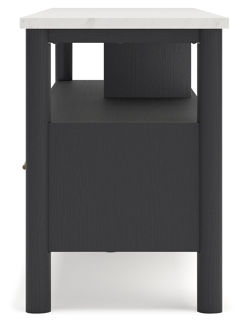 Cadmori Two-tone 71" TV Stand from Ashley - Luna Furniture