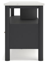 Cadmori Two-tone 71" TV Stand from Ashley - Luna Furniture