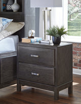 Caitbrook Gray Queen Storage Bed, 2 Chests and 2 Nightstands from Ashley - Luna Furniture