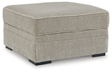 Calnita Chair and Ottoman in Sisal from Ashley Furniture - Luna Furniture
