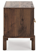 Calverson Mocha Full Panel Headboard with Dresser, Chest and Nightstand from Ashley - Luna Furniture