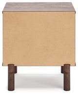 Calverson Mocha Full Panel Headboard with Dresser, Chest and Nightstand from Ashley - Luna Furniture