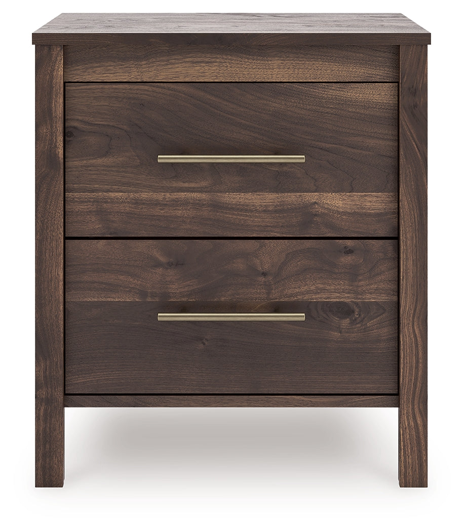Calverson Mocha Nightstand from Ashley Furniture - Luna Furniture