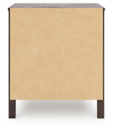 Calverson Mocha Nightstand from Ashley Furniture - Luna Furniture