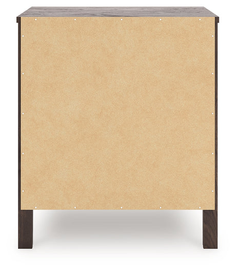 Calverson Mocha Nightstand from Ashley - Luna Furniture