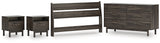 Calverson Mocha Queen Panel Headboard with Dresser and 2 Nightstands from Ashley Furniture - Luna Furniture