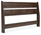 Calverson Mocha Queen Panel Headboard with Dresser and Chest from Ashley Furniture - Luna Furniture