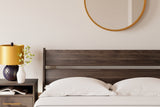 Calverson Mocha Queen Platform Bed with Dresser, Chest and Nightstand from Ashley Furniture - Luna Furniture