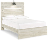 Cambeck Full Panel Bed with Dresser in Whitewash from Ashley - Luna Furniture