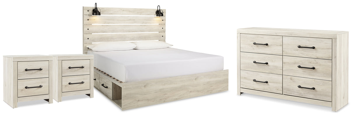 Cambeck King Panel Storage Bed, Dresser and 2 Nightstands from Ashley - Luna Furniture