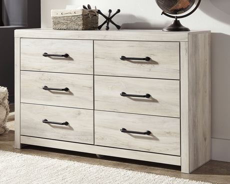 Cambeck Whitewash Twin Panel Bed, Dresser, Chest and Nightstand from Ashley - Luna Furniture