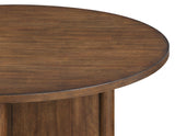Cambridge Burnished Chestnut Dining Set with Folding Removable Game Top from Steve Silver - Luna Furniture