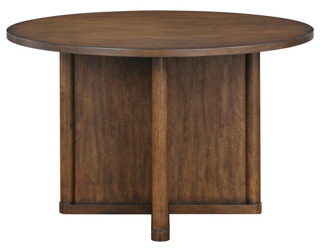 Cambridge Burnished Chestnut Dining Set with Folding Removable Game Top from Steve Silver - Luna Furniture
