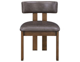 Cambridge Burnished Chestnut Vegan Leather Side Chair, Set of 2 from Steve Silver - Luna Furniture