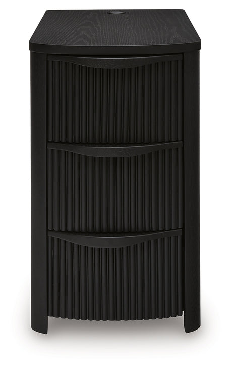 Camdill Black Chairside End Table from Ashley - Luna Furniture