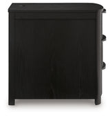 Camdill Black Chairside End Table from Ashley - Luna Furniture