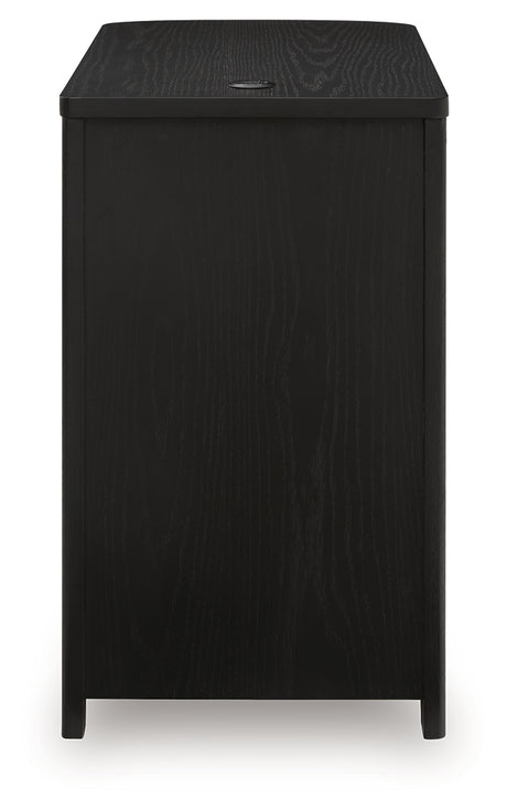 Camdill Black Chairside End Table from Ashley - Luna Furniture