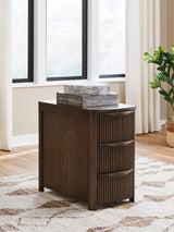 Camdill Dark Brown Chairside End Table from Ashley - Luna Furniture
